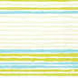 Les serviettes en cellulose Duni GmbH 40x40 cm, 3 plis, Elise Rayures montrent des rayures horizontales jaunes et bleu clair sur fond blanc avec un logo "Built" et sont livrées dans un paquet de 250 serviettes.