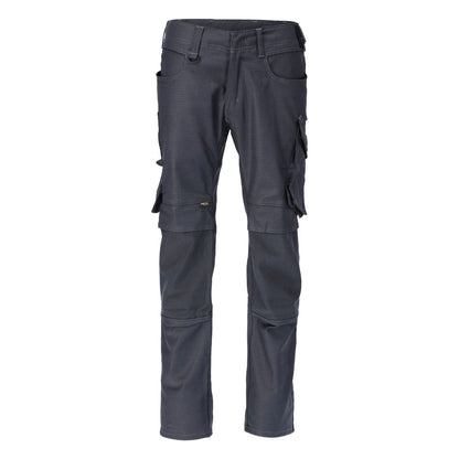 Pantalon avec poches genoux, pantalon coton+