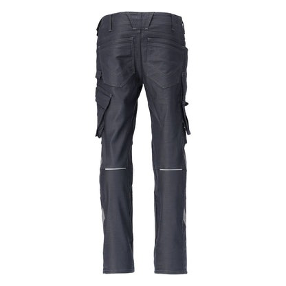 Pantalon avec poches genoux, pantalon coton+
