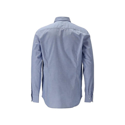 Chemise, coupe slim, stretch, bleu clair