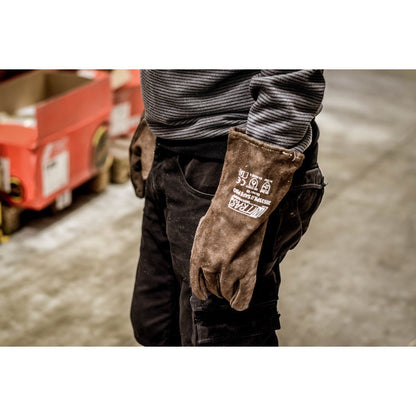 NITRAS SAFE PRO, gants de soudage, marron, EN 388, EN 12477 croûte de cuir | Paquet (12 paires)