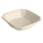 Le bol Octabagasse 650 ml de Duni GmbH en bagasse brune (183x183x42 mm, non revêtu) sert de vaisselle jetable durable et est vide sur un fond blanc. Unité d'emballage : 50 pièces.