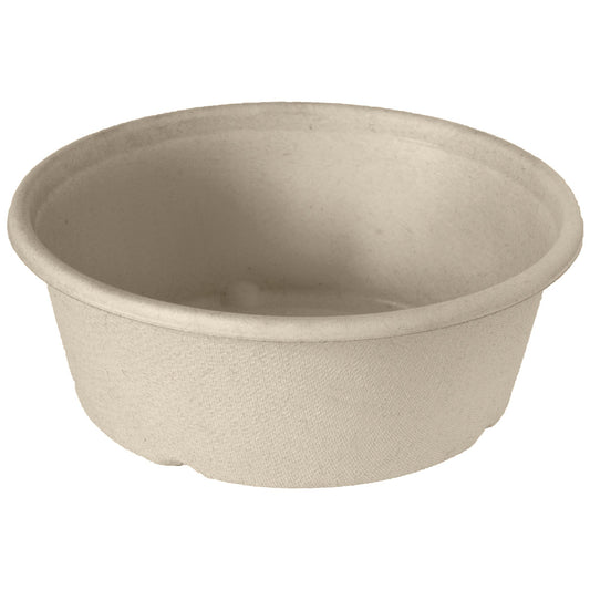 Die Duni GmbH Classic Bowl 1200 ml, beschichtet Braun Bagasse BAT/PLA (194x194x65 mm), ist eine umweltfreundliche Einwegverpackung, ideal zum bequemen Servieren von Mahlzeiten; erhältlich in Packungen zu 40 Stück.
