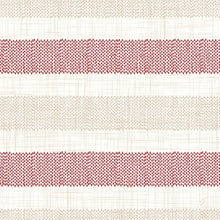 Zellt Servietten 40x40 cm Klassik Rigato bordeaux von Duni GmbH: Hochwertige Servietten mit breiten, bordeauxroten Streifen mit Punktmuster und schmalen beigen Linien im Gitterdesign-perfekt für stilvolle Tischdekoration. Packung à 50 Stück.