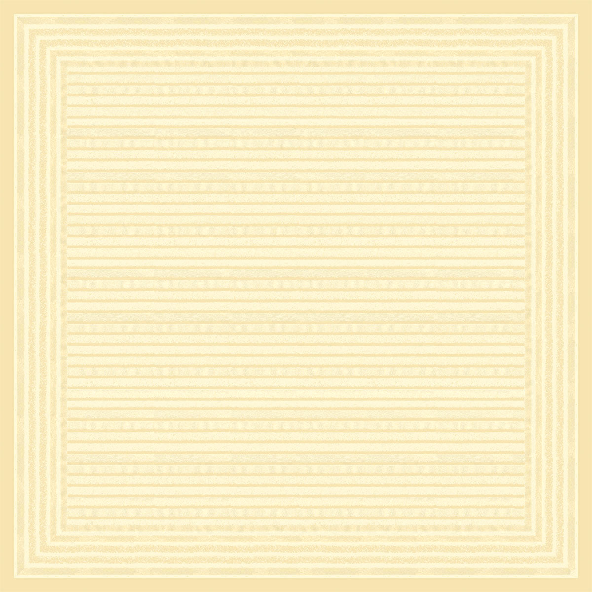Ein quadratisches Bild mit beigem Hintergrund und feinen Linien unterstreicht die klare Eleganz der Dunicel Mitteldecke 84x84 cm, creme von Duni GmbH-perfekt als hochwertiges Tischdekor in professionellen Reinigungs- oder Einwegtuch-Anwendungen. Packung (20 Stück).
