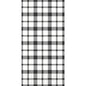 Le design en damier noir et blanc des serviettes en papier Duni GmbH Zellt.-Serv.40x40 3lg 1/8 Izza (250 serviettes) confère à chaque occasion un style classique et de la qualité.