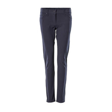 Pantalon, femme, PEARL, stretch, pantalon léger, noir-bleu