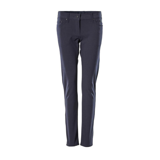 Pantalon, femme, PEARL, stretch, pantalon léger, noir-bleu
