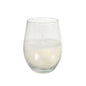 Le photophore en verre à bougie de Duni GmbH (12,5 cm, Ø76 mm, blanc) est un élégant porte-bougie chauffe-plat en verre clair nervuré avec de la cire blanche et une mèche - fabrication de haute qualité dans un design épuré.