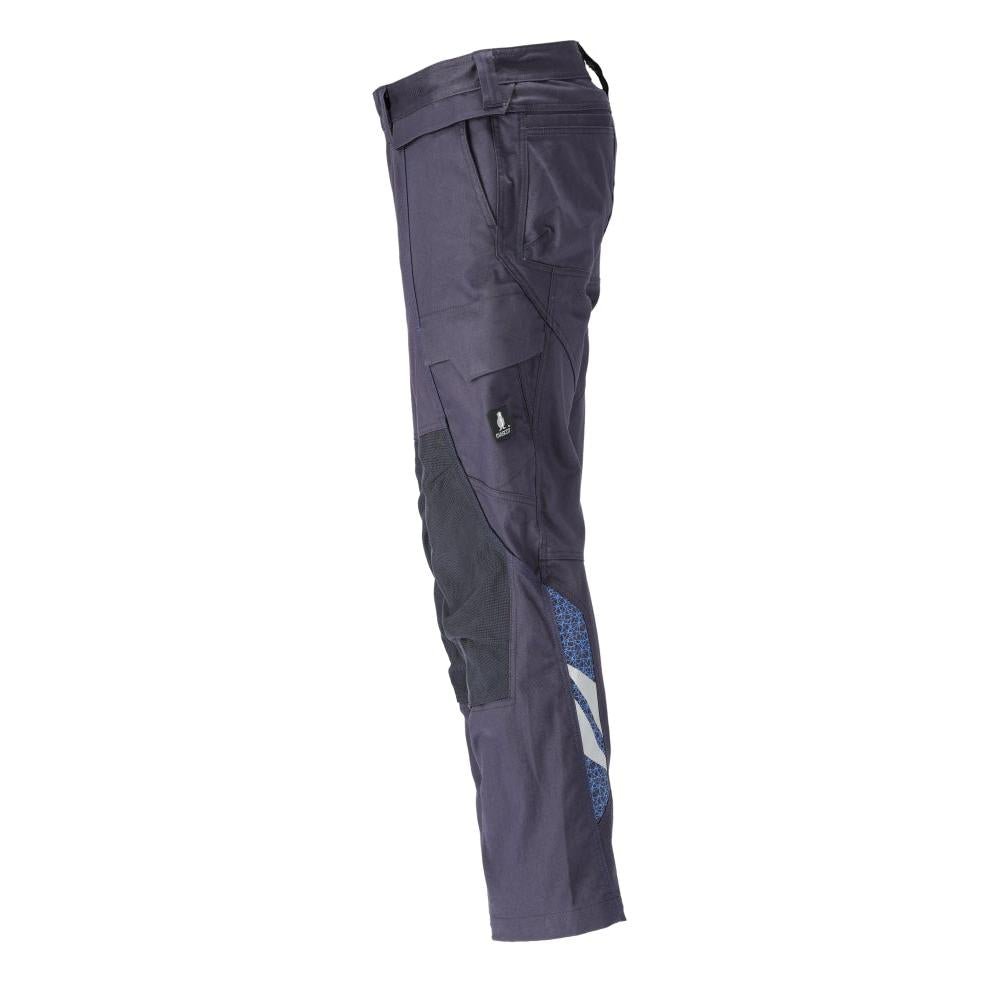 Pantalon, poches genoux, stretch, pantalon en coton
