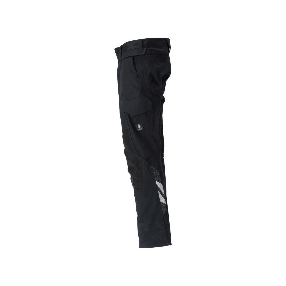 Pantalon, poches genoux, stretch, pantalon en coton