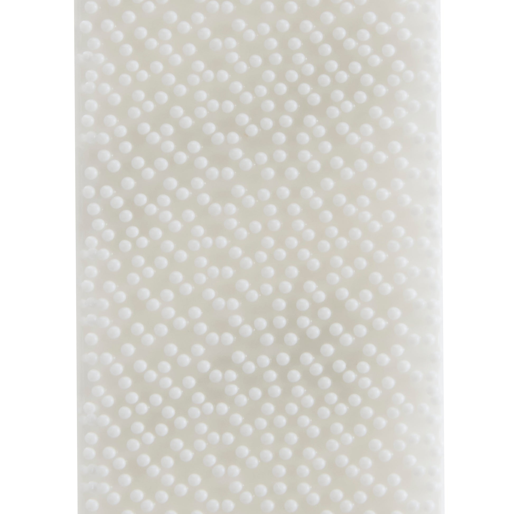 Nahaufnahme der 3M Deutschland GmbH Command Picture Hanging Strips (10 lb Medium, Weiß, 1 Packung), die eine weiße, strukturierte Oberfläche mit gleichmäßig verteilten, erhabenen runden Erhebungen in einem diagonalen Muster aufweisen.