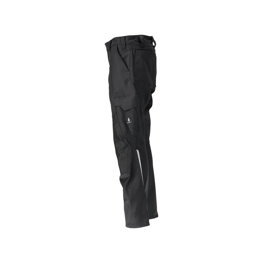 Pantalon avec poches genoux, pantalon coton+