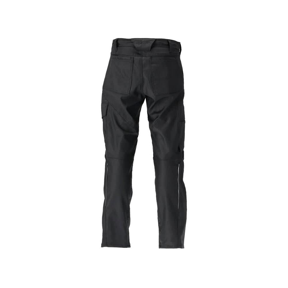Pantalon avec poches genoux, pantalon coton+