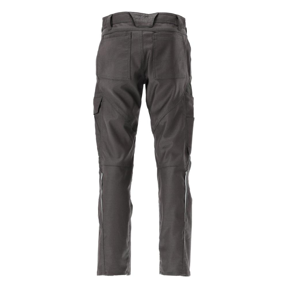Pantalon avec poches genoux, pantalon coton+, anthracite foncé