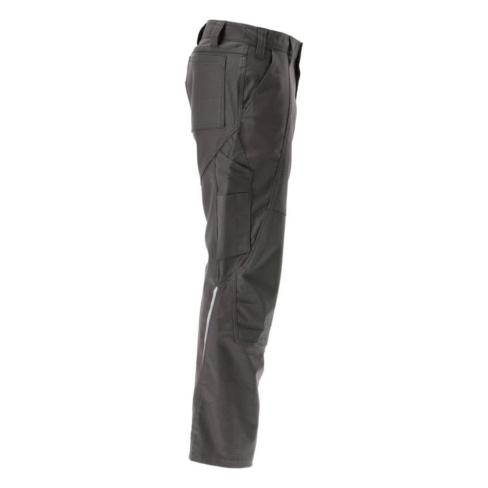 Pantalon avec poches genoux, pantalon coton+, anthracite foncé