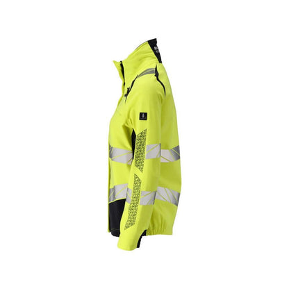Veste femme, veste de travail ULTIMATE STRETCH Multisafe, haute visibilité jaune/noir-bleu