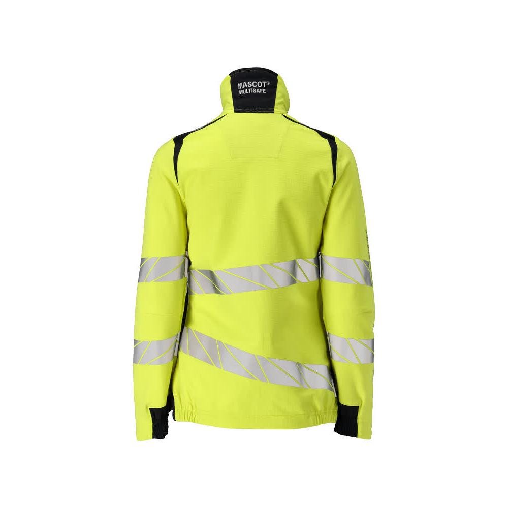 Veste femme, veste de travail ULTIMATE STRETCH Multisafe, haute visibilité jaune/noir-bleu