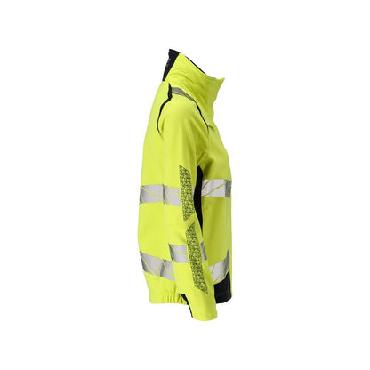 Veste femme, veste de travail ULTIMATE STRETCH Multisafe, haute visibilité jaune/noir-bleu