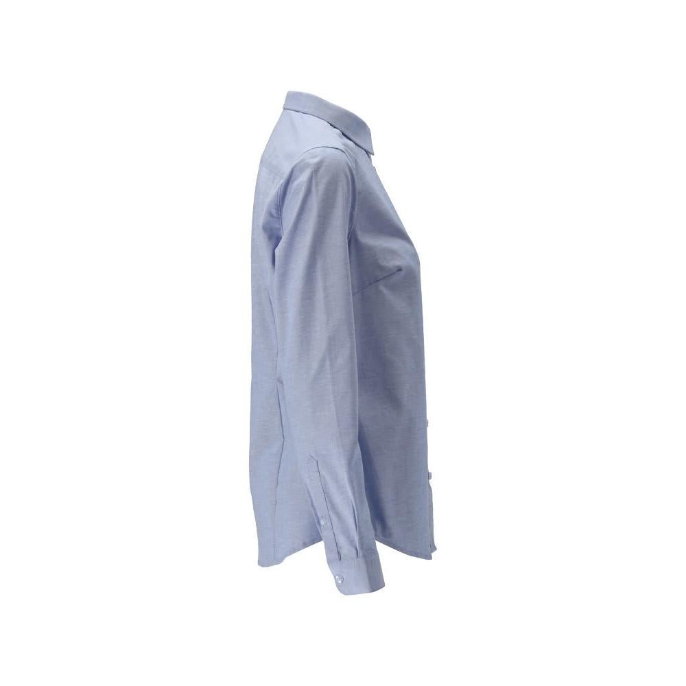 Chemise, coupe classique pour femme, chemisier femme stretch, bleu clair