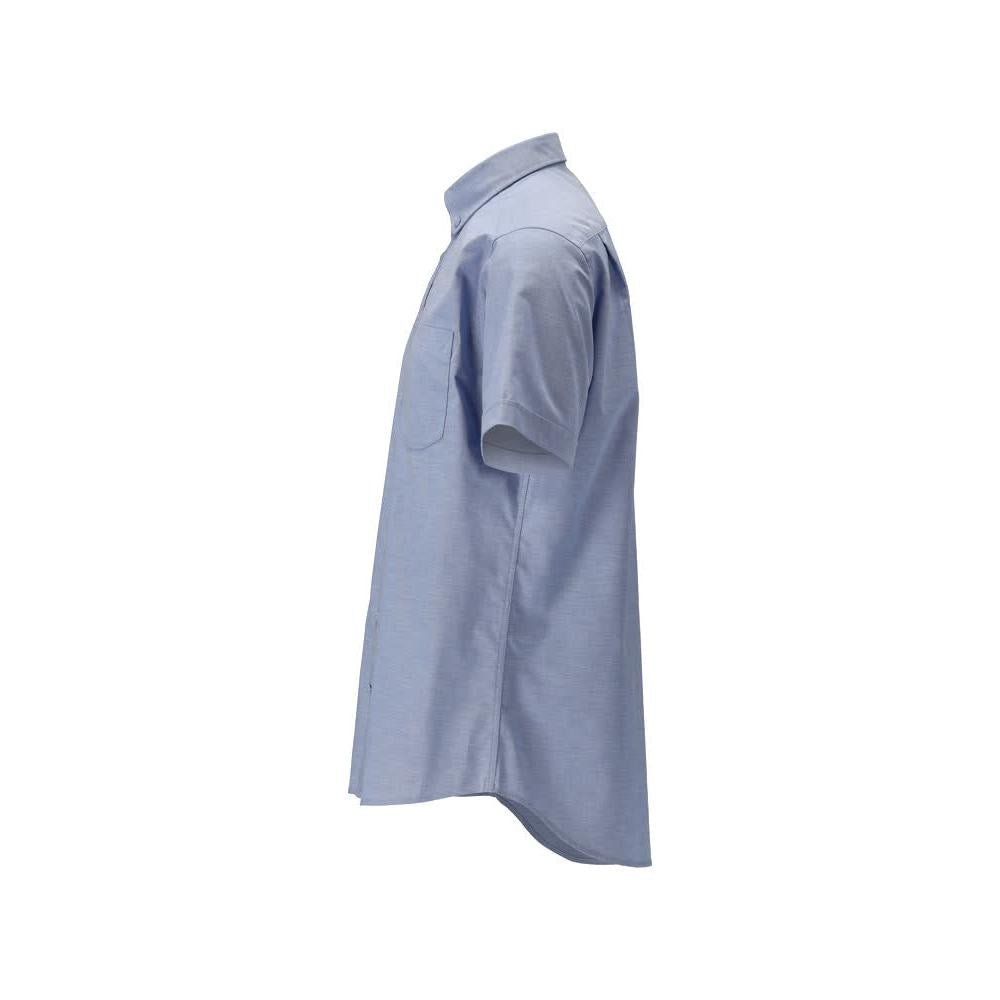 Chemise, manches courtes, coupe moderne, stretch, bleu clair