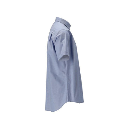 Chemise, manches courtes, coupe moderne, stretch, bleu clair