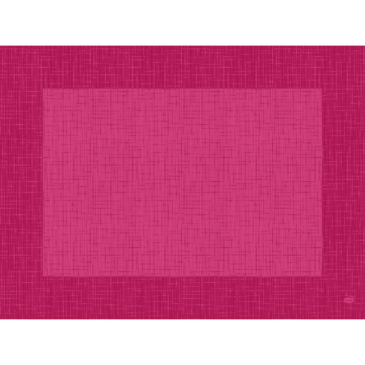 Les ensembles Bio-Dunicel 30x40 Linnea fuchsia de Duni GmbH sont des sets de table rectangulaires de haute qualité en rose moyen et foncé avec un motif de hachures croisées - parfaits pour être combinés avec des serviettes biodégradables pour une décoration de table géométrique et respectueuse de l'environnement.