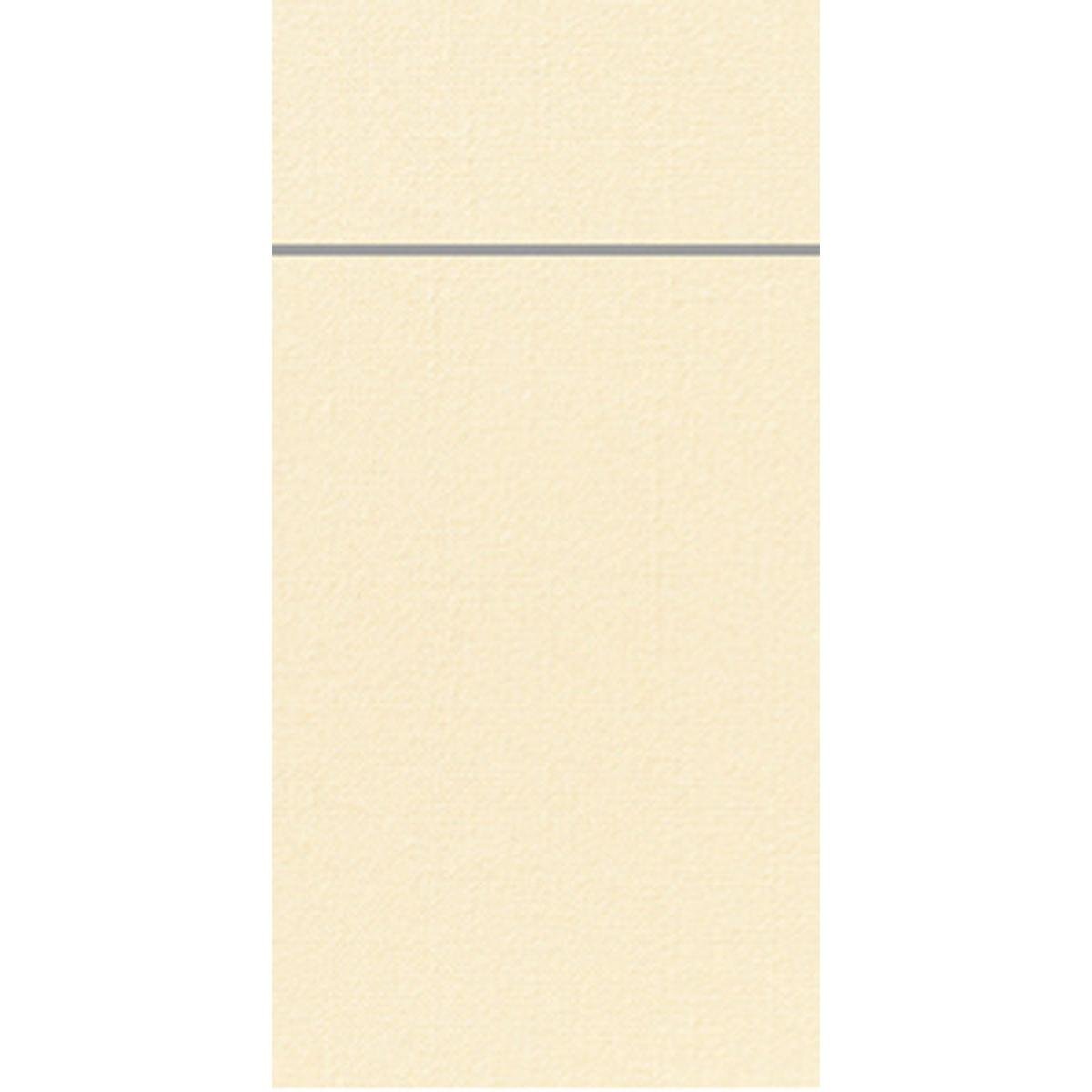 Un fond beige texturé avec une seule ligne grise horizontale mince dans la partie supérieure, inspiré par le design épuré du Duniletto-Slim 40x33cm de Duni GmbH.