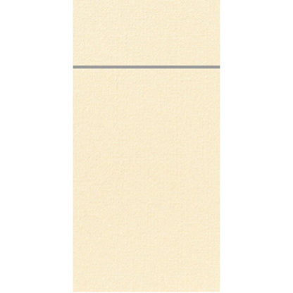 Un fond beige texturé avec une seule ligne grise horizontale mince dans la partie supérieure, inspiré par le design épuré du Duniletto-Slim 40x33cm de Duni GmbH.