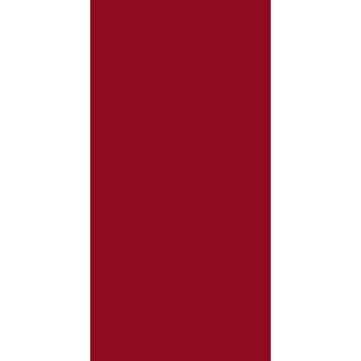 Un simple rectangle non structuré en bordeaux profond, qui ressemble aux serviettes en papier classiques au format 33x33 cm, comme celles des serviettes en cellulose Duni GmbH 33x33 cm 3 plis bordeaux (paquet de 250). Sans motif ni texte.
