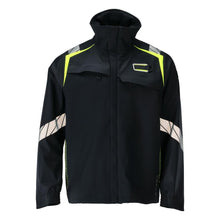 Softshell Jacket Veste softshell Multisafe, noir bleu/jaune haute visibilité