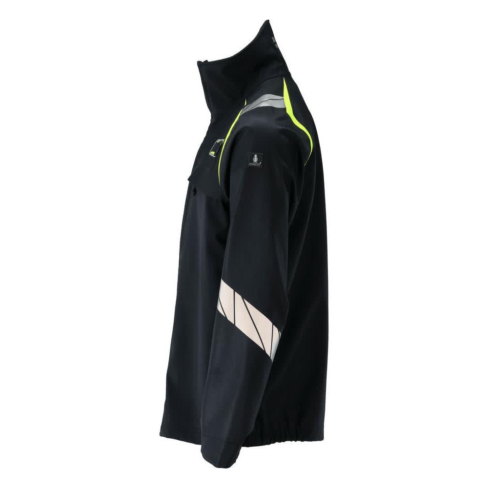 Softshell Jacket Veste softshell Multisafe, noir bleu/jaune haute visibilité