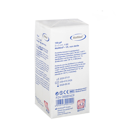 Compresses non stériles MaiMed-VK de 100 pièces/sac en papier