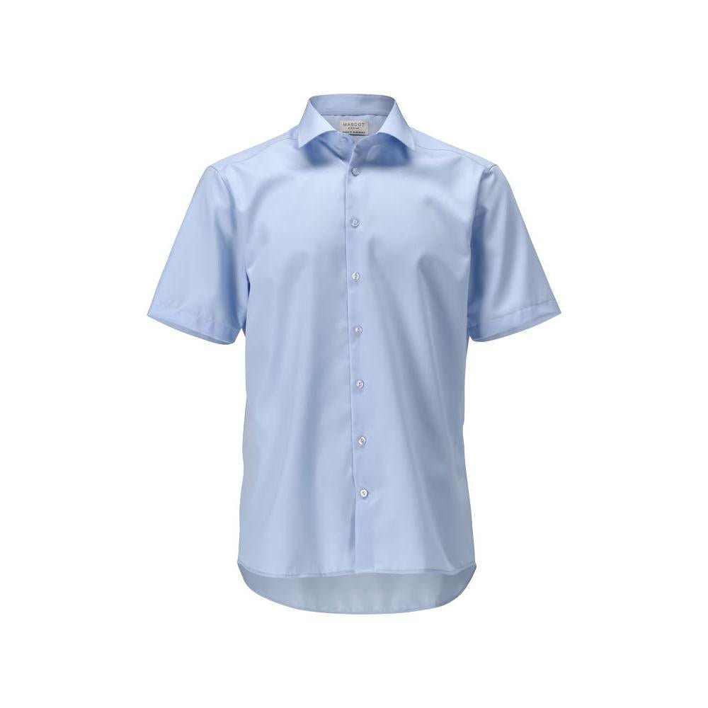 Chemise, manches courtes, coupe moderne