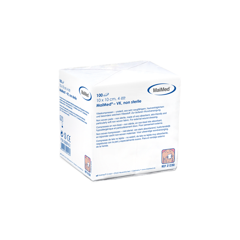 Compresses non stériles MaiMed-VK de 100 pièces/sac en papier
