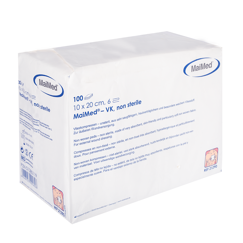Compresses non stériles MaiMed-VK de 100 pièces/sac en papier