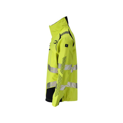 Veste avec inserts stretch Veste de travail Multisafe, haute visibilité jaune/noir-bleu