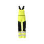 Salopette, poches genoux, inserts stretch Salopette Multisafe, jaune haute visibilité/noir-bleu