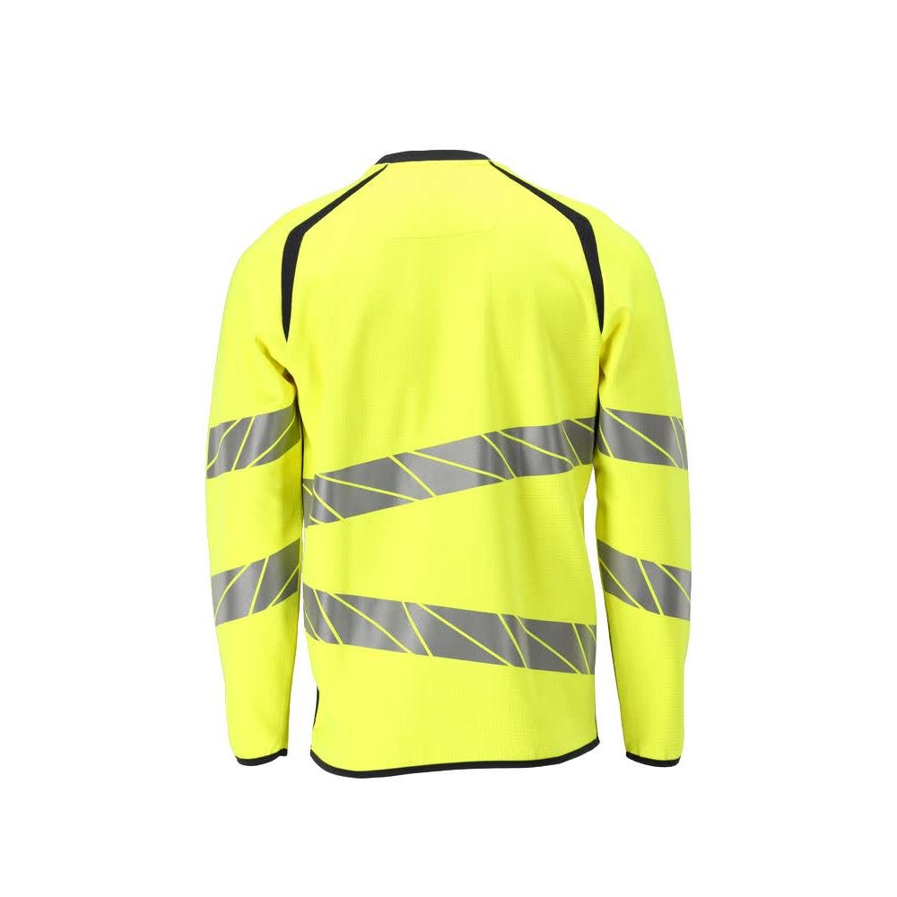 Sweat-shirt, coupe moderne Sweat-shirt Multisafe, jaune haute visibilité/noir-bleu