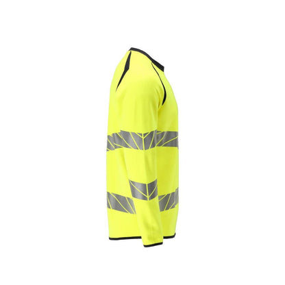 Sweat-shirt, coupe moderne Sweat-shirt Multisafe, jaune haute visibilité/noir-bleu