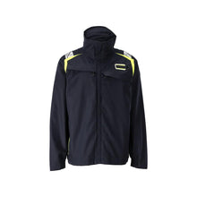 Veste avec inserts stretch Veste de travail Multisafe, noir bleu/jaune haute visibilité