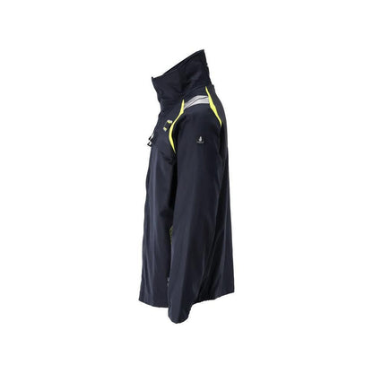 Veste avec inserts stretch Veste de travail Multisafe, noir bleu/jaune haute visibilité
