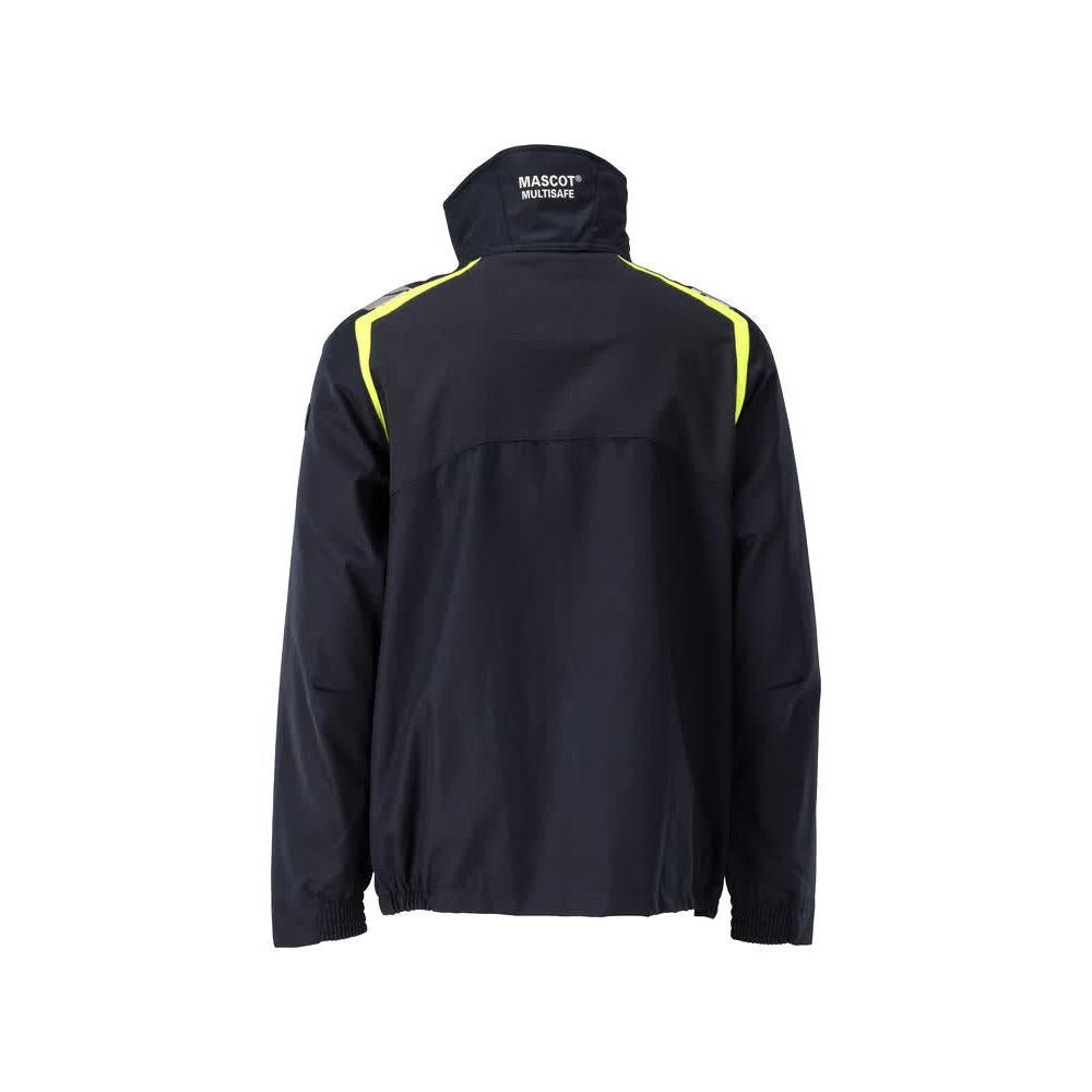 Veste avec inserts stretch Veste de travail Multisafe, noir bleu/jaune haute visibilité