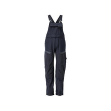 Salopette, poches genoux, empiècements stretch Salopette Multisafe, noir bleu/jaune haute visibilité