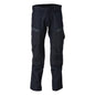 Pantalon avec poches genoux, empiècements stretch Pantalon Multisafe, noir bleu/jaune haute visibilité