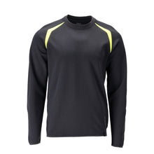 Sweat-shirt Modern Fit Sweat-shirt Multisafe, noir bleu/jaune haute visibilité