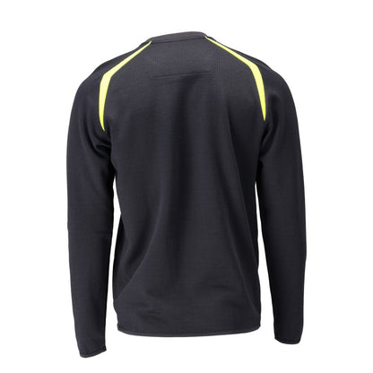 Sweat-shirt Modern Fit Sweat-shirt Multisafe, noir bleu/jaune haute visibilité