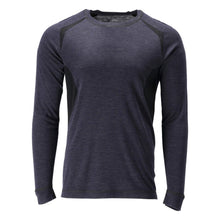 Maillot de corps fonctionnel, maillot de corps en laine Multisafe, noir-bleu
