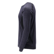 Maillot de corps fonctionnel, maillot de corps en laine Multisafe, noir-bleu