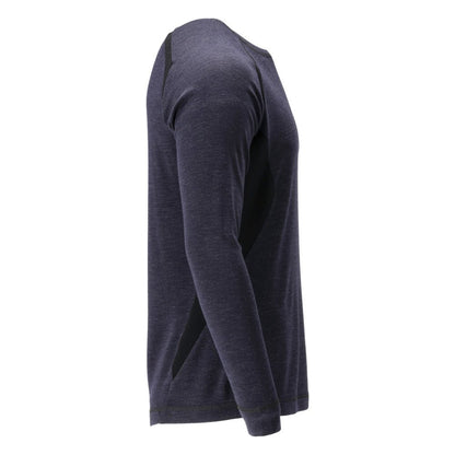 Maillot de corps fonctionnel, maillot de corps en laine Multisafe, noir-bleu